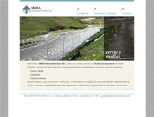 Tablet Screenshot of merarepresentaciones.com